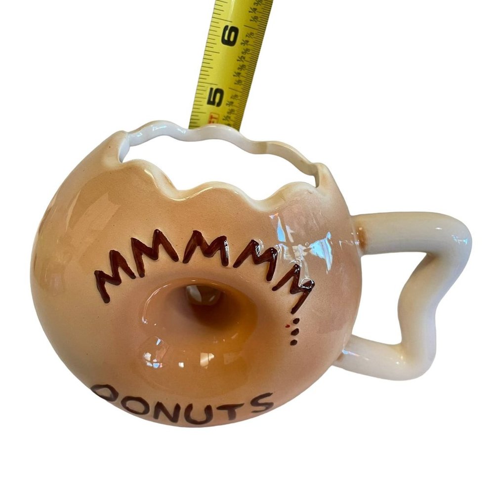 Big Mouth Toys Donuts‎ Shape Coffee Mug MMM...Chocolate with Sprinkles Size 4.5"